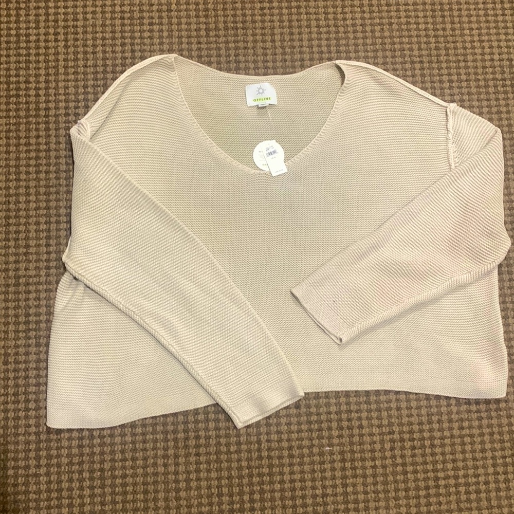 NWT Aerie Cropped sweater
